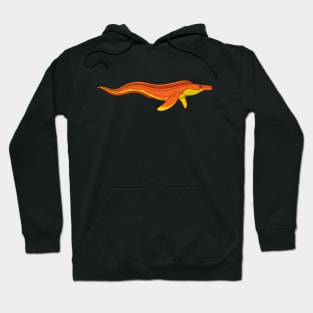 Orange Humpmouth Eel Hoodie